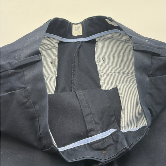 Gap Pants Men 36x32 Relaxed Dark Blue Chino Straight Pants - Picture 6 of 13